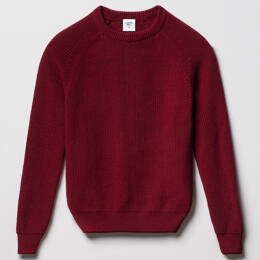 Le Pull en Laine Mérinos - Rouge Rubis