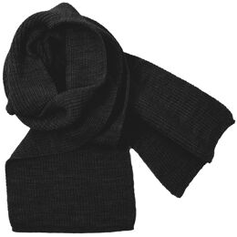 Grande écharpe homme chaude en laine et soie kaki et noir