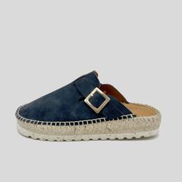 Birka Espadrille en Suède – Bleu Marine