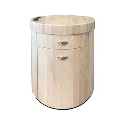 Billot rond sur pied