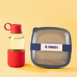 Pack en verre (lunch box + gourde indoor)