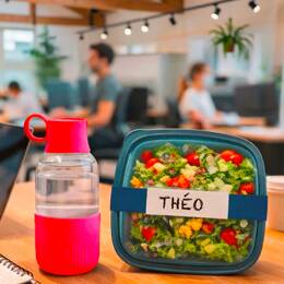 Pack PRINTEMPS (lunch box + gourde en verre)