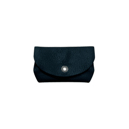 Porte-monnaie Ibéris | Taurillon nubuck noir