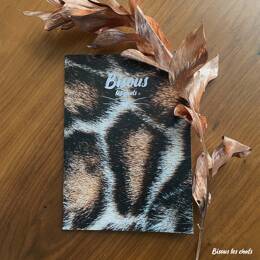 Pack de 2 Carnets - Bisous les chats - Pelage chat bengal