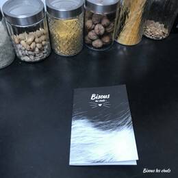 Pack de 2 Carnets - Bisous les chats - Pelage chat noir et blanc