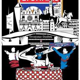 Affiche Ol - Cité Des Gones | Sport à l'Affiche