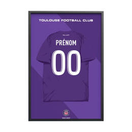Affiche Toulouse Fc - Maillot Personnalisé | Sport à l'Affiche