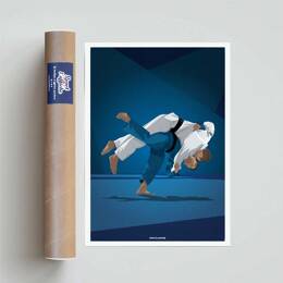 Affiche Judo - Illustration | Sport à l'Affiche