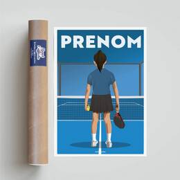 Affiche Padel - Enfant Personnalisé | Sport à l'Affiche