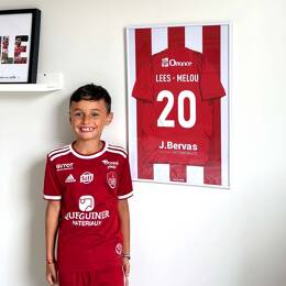 Affiche -numéro, équipe et prénom