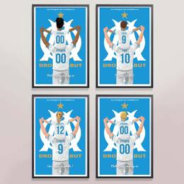 Affiche personnalisé - père et enfant (tous clubs)