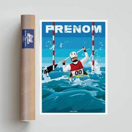 Affiche Canoë Kayak - Enfant Personnalisé | Sport à l'Affiche