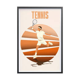 Affiche - Illustration Tennis | Sport à l'Affiche