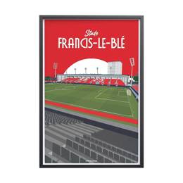Affiche Brest - Stade Francis-le Blé | Sport à l'Affiche