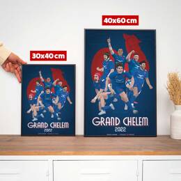 Affiche Xv De France - Grand Chelem 2022 | Sport à l'Affiche