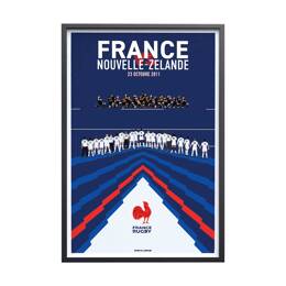Affiche Xv De France - France – Nouvelle Zelande Haka 2011 | Sport à l'Affiche