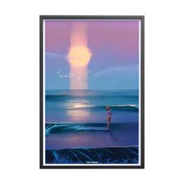 Affiche Surf - "Sunset Session" By Losty | Sport à l'Affiche