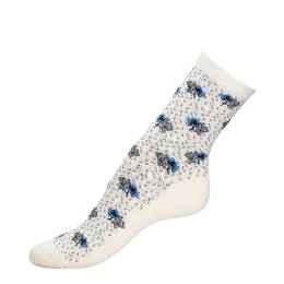 Les myrtilles - chaussettes femme - coton écru