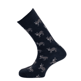 Les Anes - chaussettes homme - coton marine