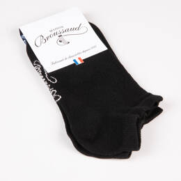 Les Invisibles - chaussettes femme - coton noir