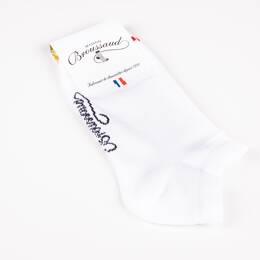 Les Invisibles Drapeau - chaussette enfant - coton blanc