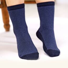 Les Millerayes - chaussette enfant - coton marine