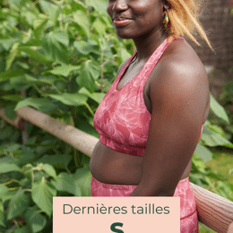 Brassière MÉSANGE Fleurs Bordeaux