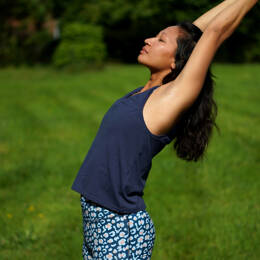 Débardeur SIBIA Bleu Marine
