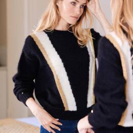 Pull Serena Mohair Noir.
