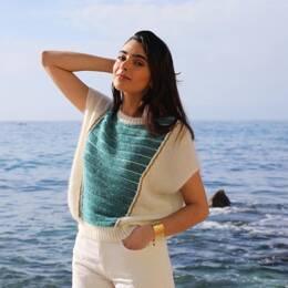 Pull Petra sans manches - 3 coloris.