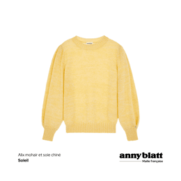 Pull Alix mohair chiné. 4 couleurs - Dernières pièces.