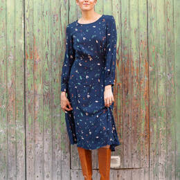 Robe Désirée Mind Marine ECOVERO - DERNIERE CHANCE