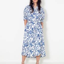 Robe Marta Jardin bleu UP