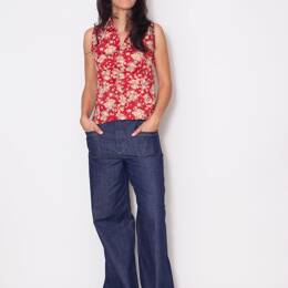 chemise Emilie été Pruniers rouges