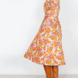 Robe Désirée Flanelle "Folk" - PRIX ROND