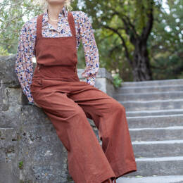 Salopette Marina velours bio SAFRAN - ICONIQUE