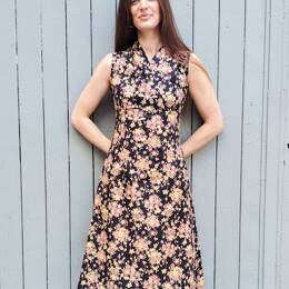 Robe Cloe Japon prunier bleu