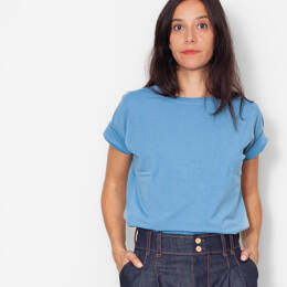 Tee-shirt Louise bio gots Indigo