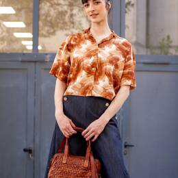 Chemise FLORA brush Terracotta