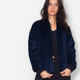Veste Lise Velours Bio Marine