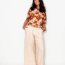 Pantalon Lou Lin lavé sable