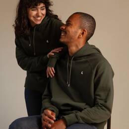 Sweat à capuche Jungle Green