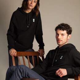 Sweat à capuche noir