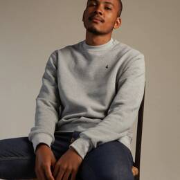 Sweat col rond Aluminio