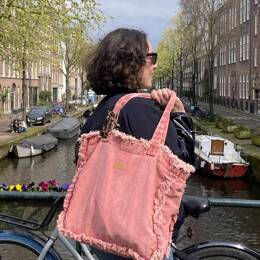 Sac cabas Rose - Cœur 🩷