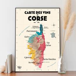 Carte des vins de Corse