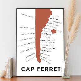 Carte du Cap Ferret