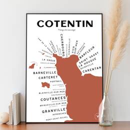 Carte du Cotentin
