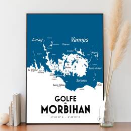 Carte du Golfe du Morbihan