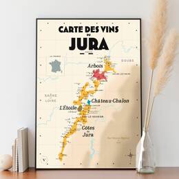 Carte des vins du Jura